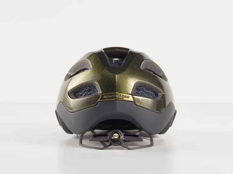 Bontrager Blaze WaveCel LTD Mountain Bike Helmet Gold and Metallic-2